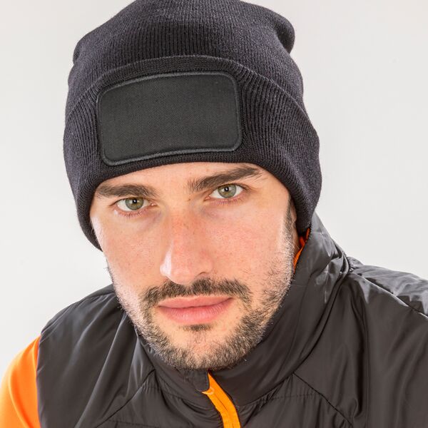 Result Genuine Recycled Double Knit Printers Beanie Thumbnail