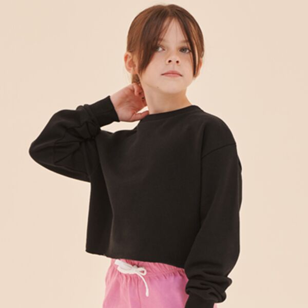 SF Clothing Kids Cropped Slounge Sweatshirt Thumbnail