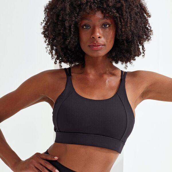 Women's TriDri® crossback sports bra (medium impact) Thumbnail