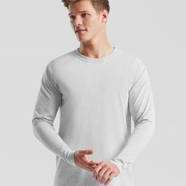 Fruit Loom Iconic 195 Long Sleeve T-Shirt Thumbnail