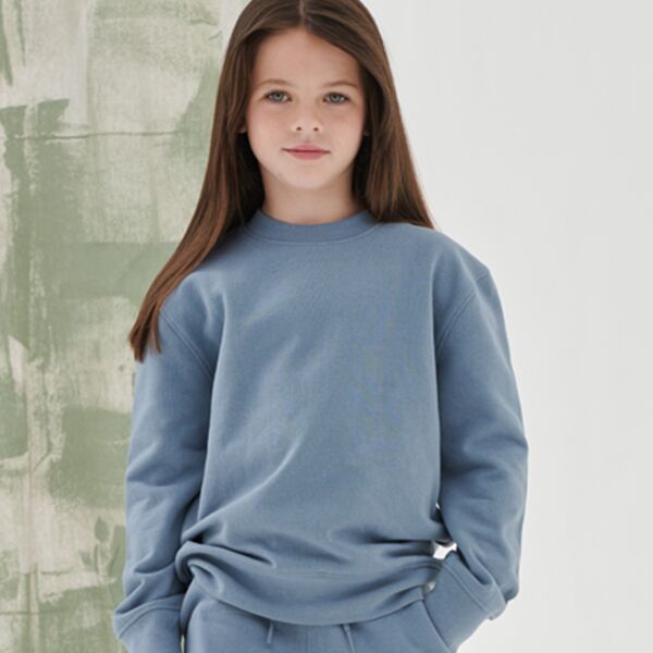 SF Clothing Kids Sustainable Fashion Curved Hem Sweatshirt Thumbnail
