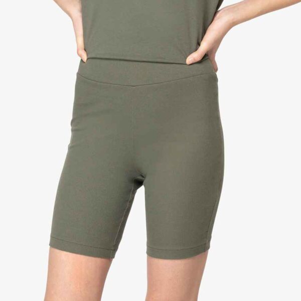 Native Spirit Ladies Ribbed Shorts Thumbnail