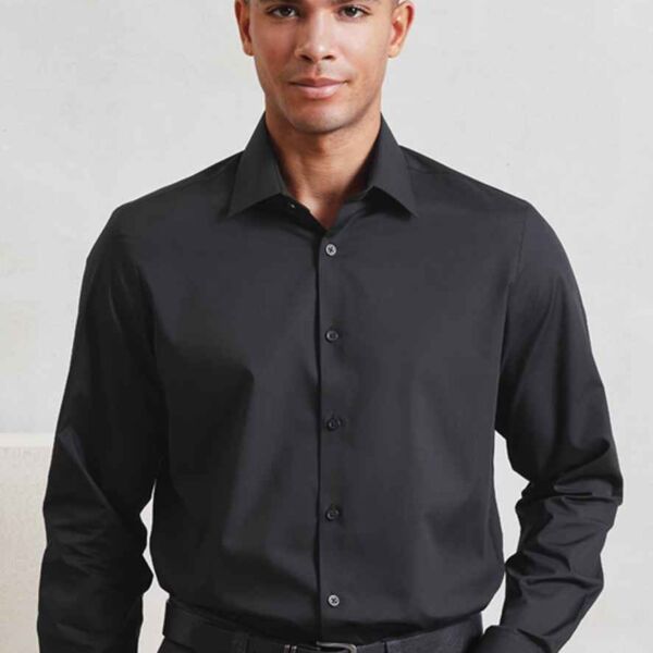 Premier Recyclight® Long Sleeve Poplin Shirt Thumbnail
