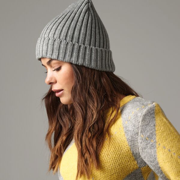 Chunky ribbed beanie Thumbnail