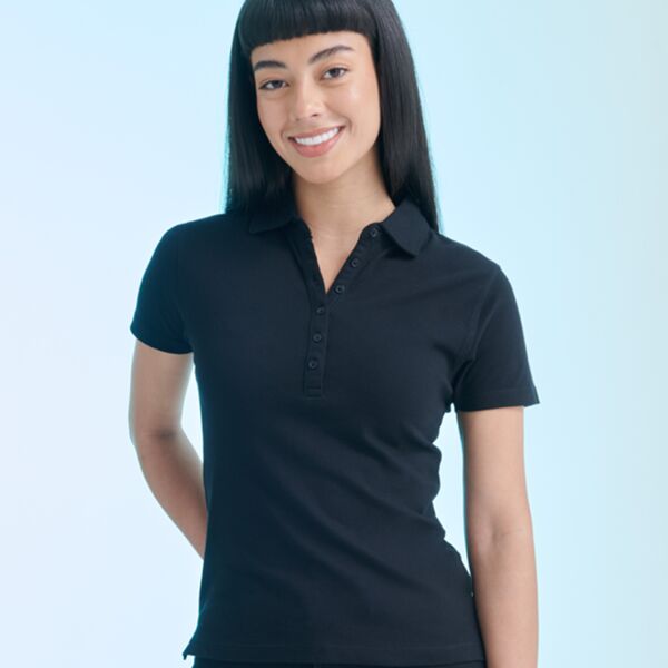 SF Clothing Ladies Stretch Piqué Polo Shirt Thumbnail