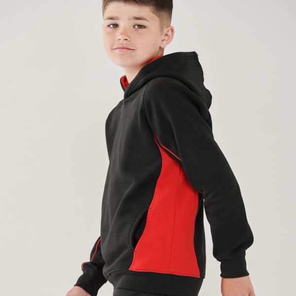 Finden + Hales Kids Contrast Hooded Sweatshirt Thumbnail