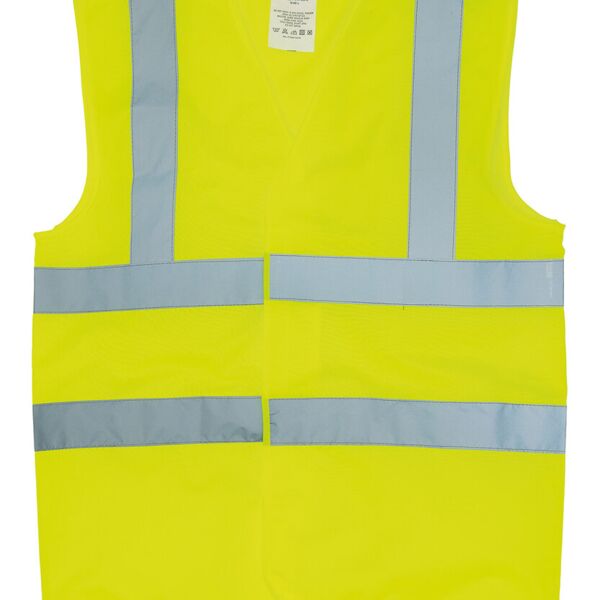 Flame-retardant hi-vis sleeveless waistcoat (HVW100FR) Thumbnail