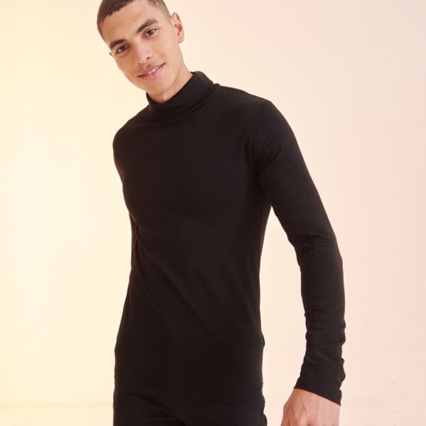 SF Clothing Feel Good Stretch Roll Neck Top Thumbnail