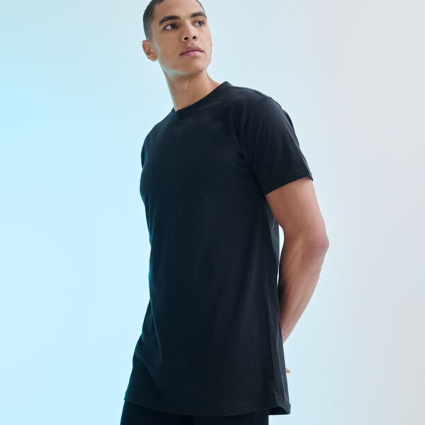 SF Clothing Longline Dipped Hem T-Shirt Thumbnail