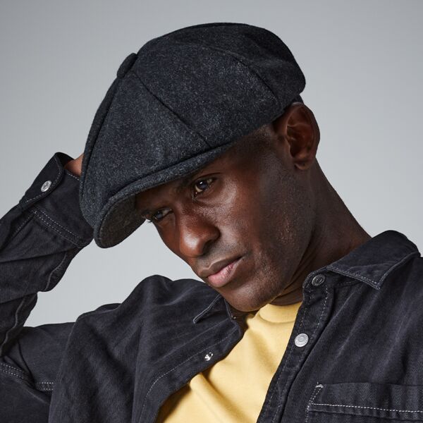 Beechfield Melton Wool Baker Boy Cap Thumbnail