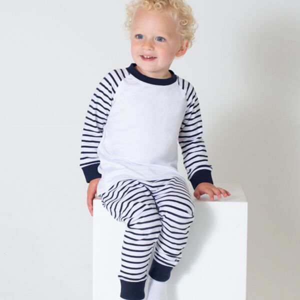 Larkwood Baby/Toddler Striped Pyjamas Thumbnail