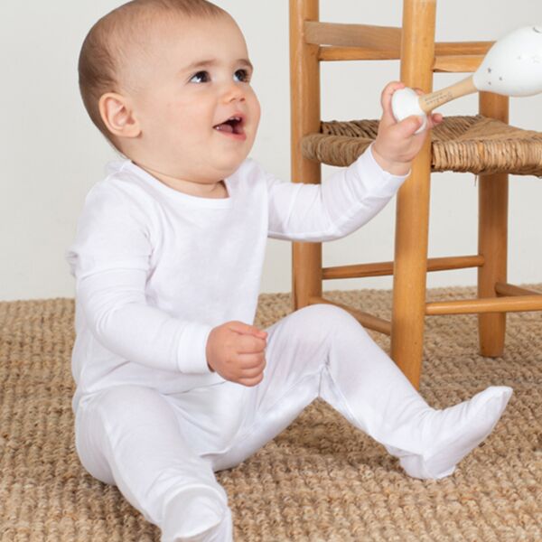Larkwood Organic Baby Sleepsuit Thumbnail
