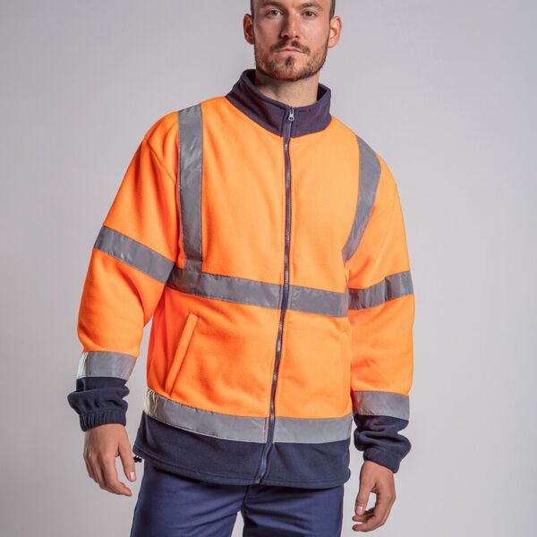 High visibility full-zip fleece Thumbnail