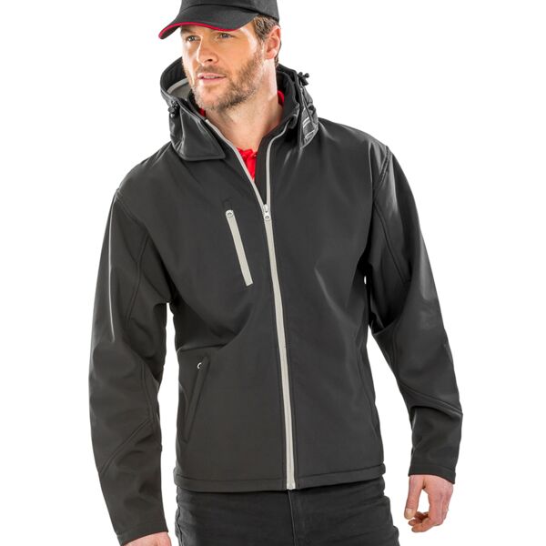 Core Hooded Soft Shell Jacket Thumbnail
