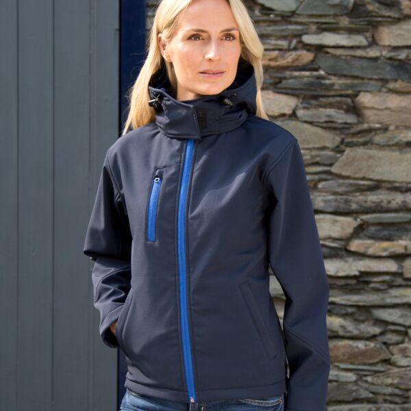 Core Ladies Hooded Soft Shell Jacket Thumbnail
