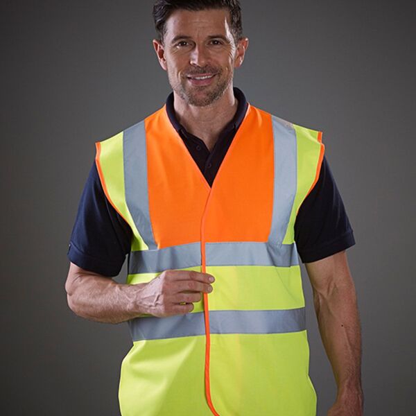 Hi-Vis Two Band and Braces Waistcoat Thumbnail